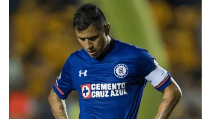 Julio Domínguez con Cruz Azul.
