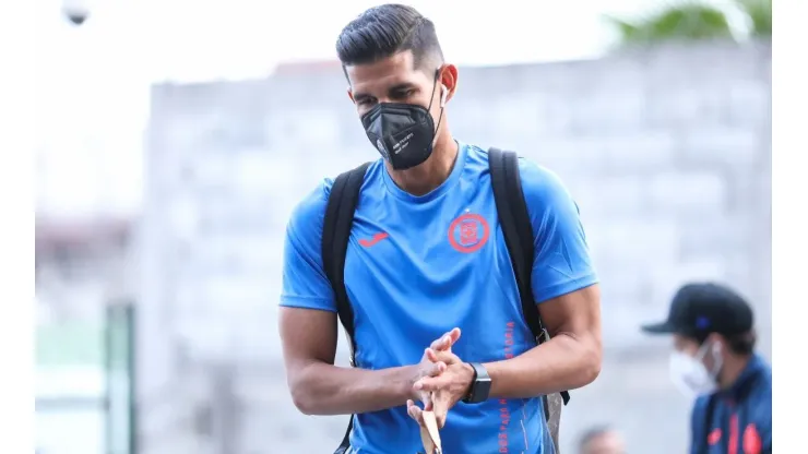 El equipo ya está en el estadio.
