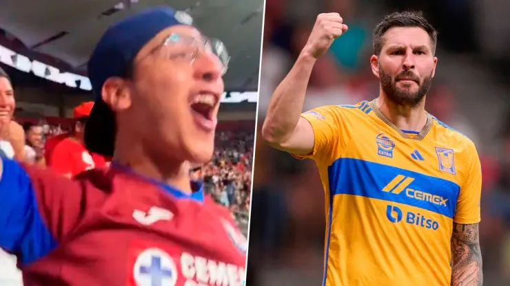 Fanático de Cruz Azul festejó gol de Gignac
