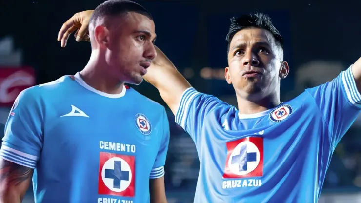 La nueva delantera de Cruz Azul.
