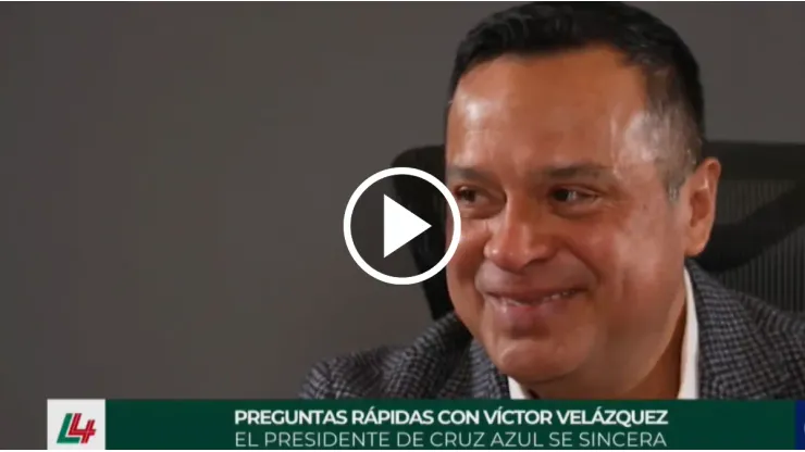 Víctor Velázquez ofreció una entrevista para TUDN.
