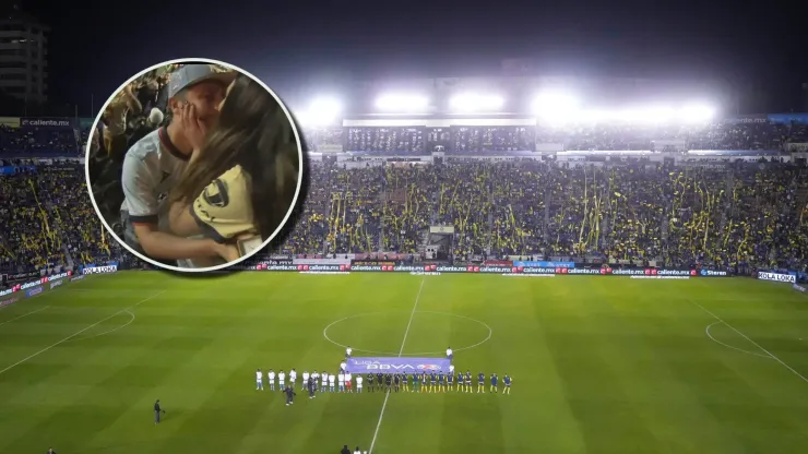 Un hecho sinigual tuvo lugar en el Estadio Azul.
