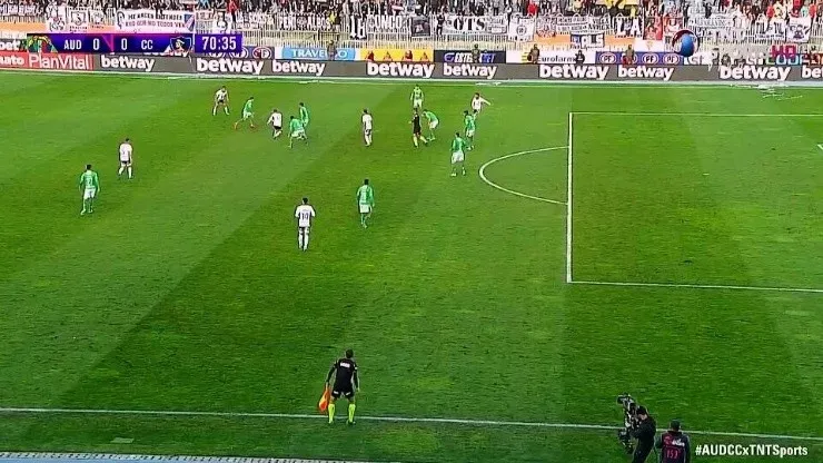 Gol Juan Martín Lucero | Imagen: Captura TNT Sports
