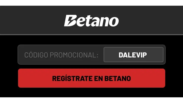 Código promocional Betano "DALEVIP" válido en Diciembre 2024