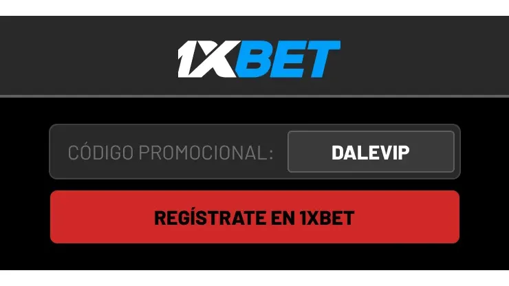 Registrate con el código promocional 1xBet
