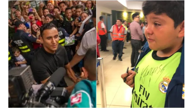 ¡Lágrimas! Keylor Navas hizo llorar de felicidad a un niño