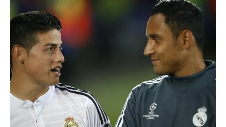 Keylor se reencontró con James e hizo estallar las redes sociales