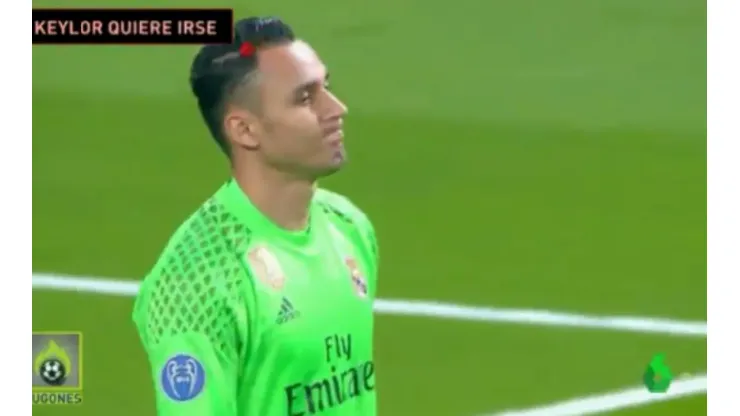 "Keylor Navas se harta" - dicen en televisión de España