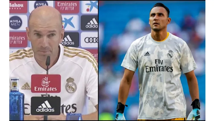 Se terminó el amor: Zidane reconoce que Keylor se va