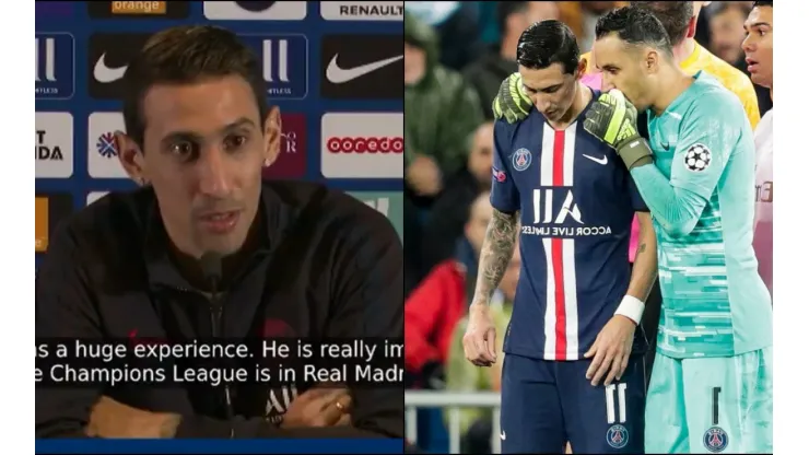 Lo adora: Ángel Di María contó por qué admira tanto a Keylor Navas