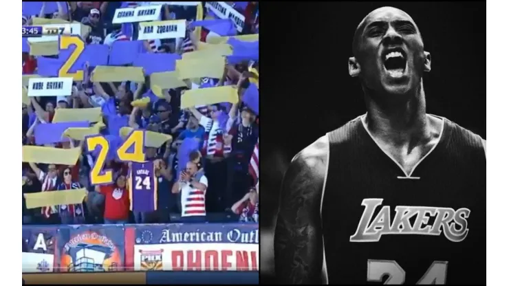 En el EUA - Costa Rica también se homenajeó a Kobe Bryant