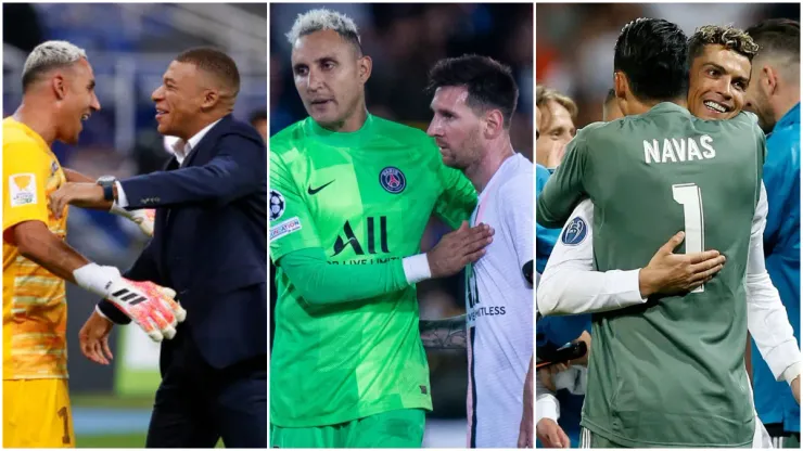 Keylor Navas eligió entre Messi, Cristiano y Mbappé