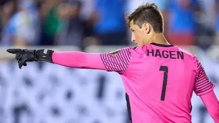 Nicholas Hagen con la Selección de Guatemala