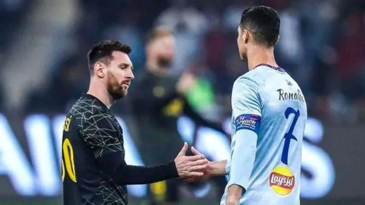 Messi y Cristiano Ronaldo
