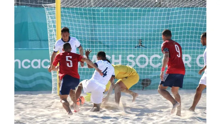 Costa Rica cayó 7-1 ante El Salvador por el Premundial Concacaf de Fútbol Playa