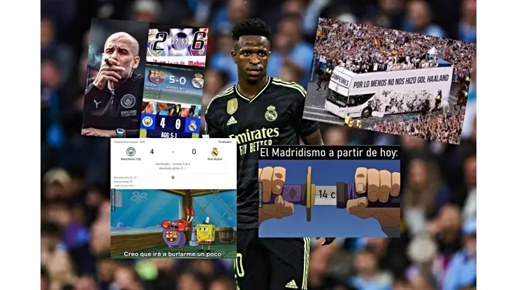 Los mejores memes que dejó la goleada del Manchester City sobre Real Madrid