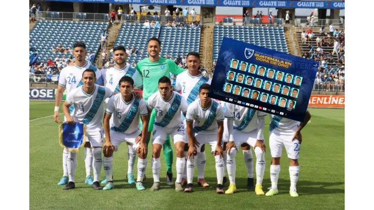 La convocatoria oficial de Guatemala para la Copa Oro 2023
