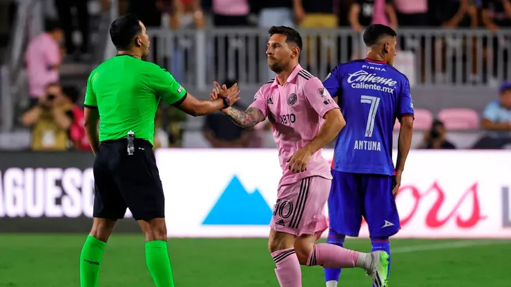 Said Martínez habló con Messi en su debut en Inter Miami.
