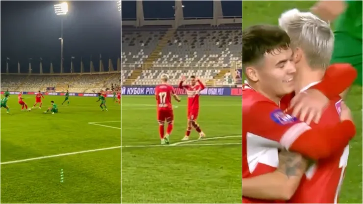 VIDEO | Manfred Ugalde anotó su primer gol con Spartak de Moscú.
