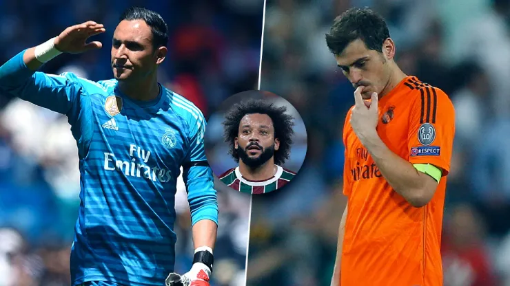 Marcelo tuvo que elegir entre Keylor Navas y Casillas. (Foto: Getty Images)
