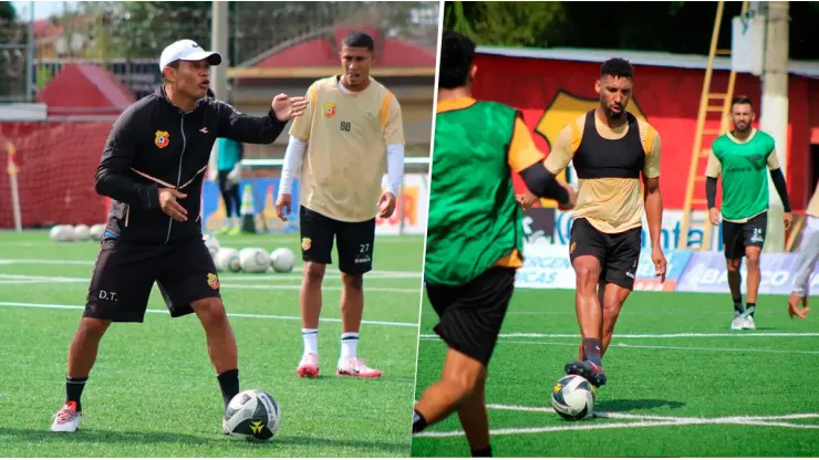 Centeno impuso su autoridad desde el primer entrenamiento
