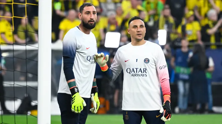 Donnarumma y Keylor Navas, en tiempos parisinos.
