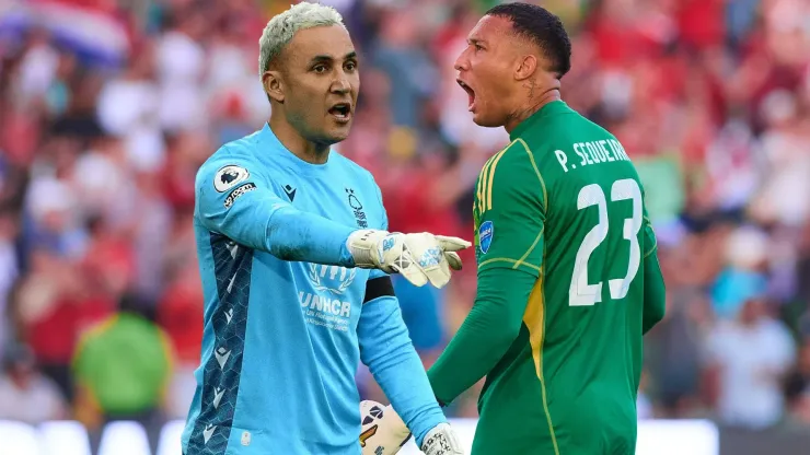 Keylor Navas y Patrick Sequeira.
