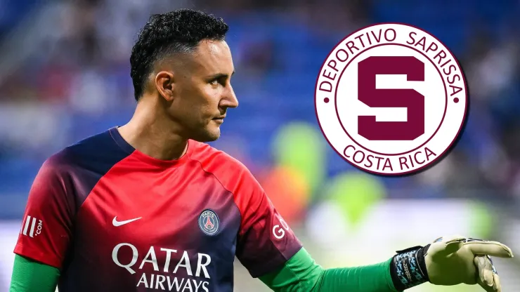 La afición morada se sorprende con Keylor Navas.
