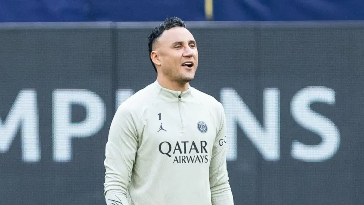 Keylor Navas durante su último paso por el PSG.
