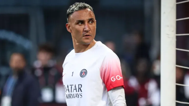 Keylor Navas con el París Saint-Germain.
