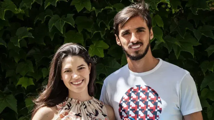 Carolina Jaikel y Bryan Ruiz