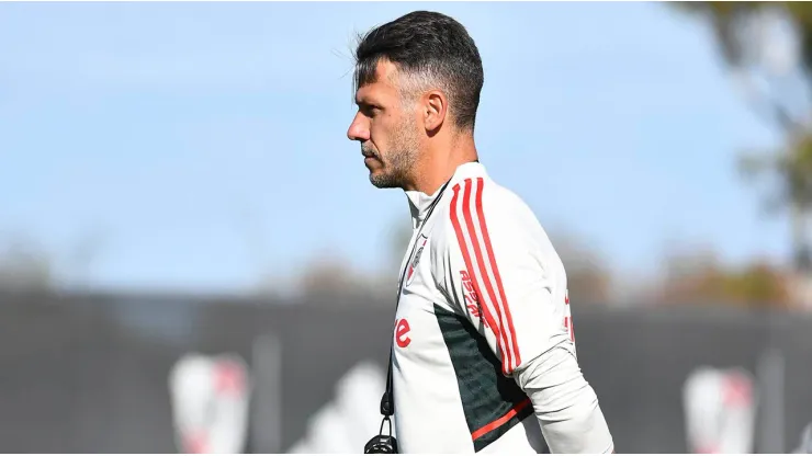 Micho prepara el duelo ante Huracán.
