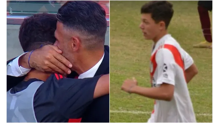 El hijo de Martín Demichelis debutó en la Novena del Más Grande.
