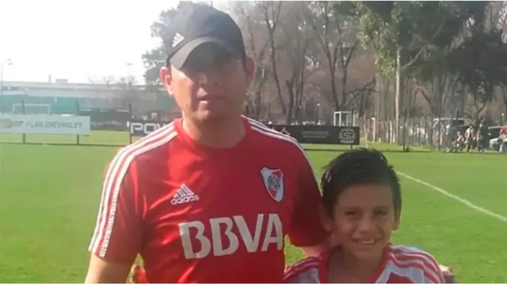 Daniel Brizuela junto al Diablito.
