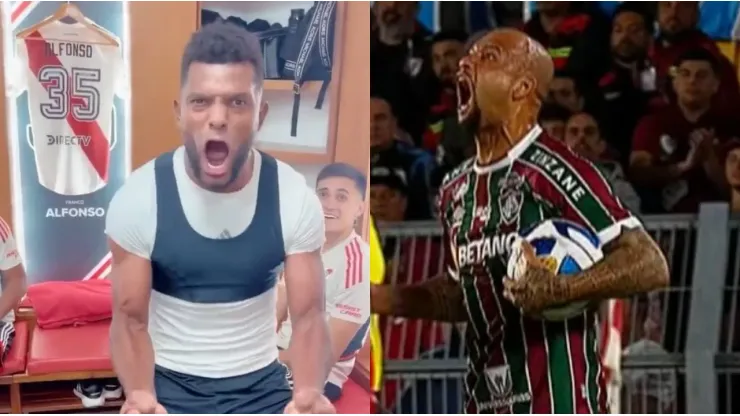 Borja le gritó el gol en la cara a Felipe Melo y la siguió en el vestuario