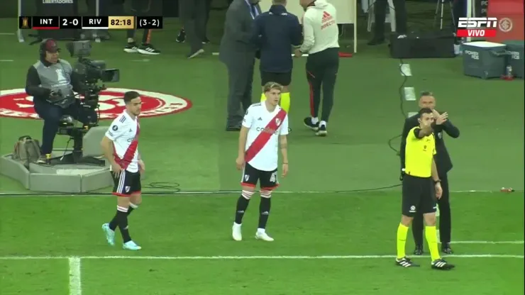 Facundo Colidio hizo su debut en River