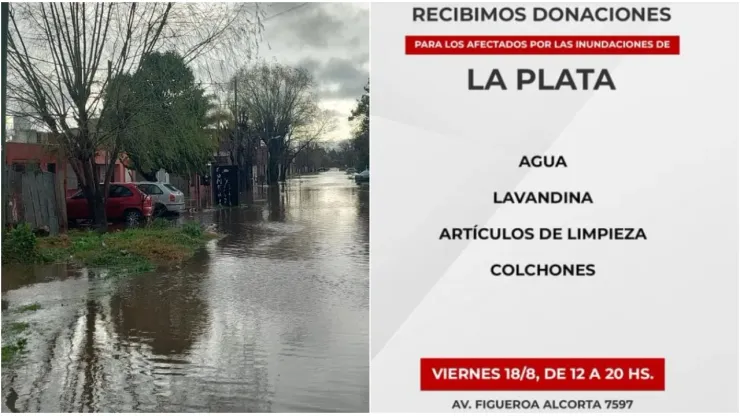 Duro momento para los vecinos de La Plata.
