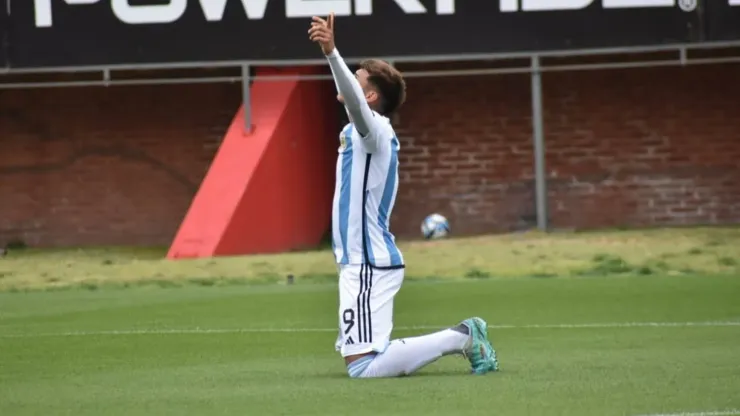 Ruberto le convirtió el gol con el que la Sub 17 le ganó a México
