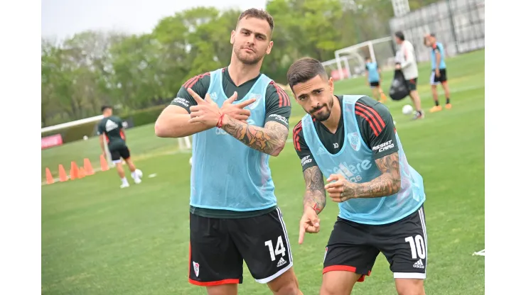 Leandro González Pirez y Manu Lanzini.
