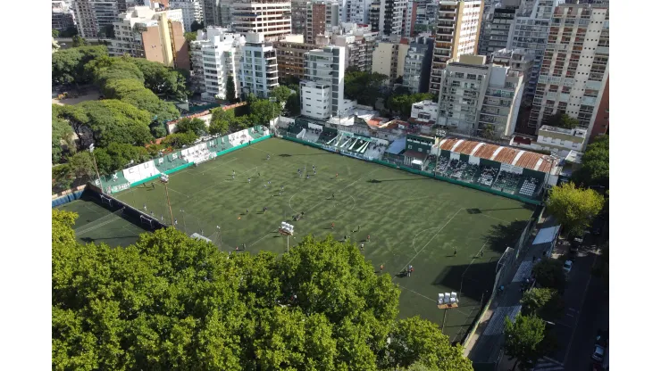 El Coliseo de Bajo Belgrano, la cancha de Excursio.
