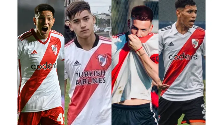 Los juveniles que irán a la pretemporada de River.
