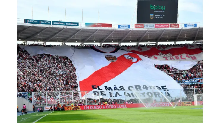 El aguante de River en Córdoba.
