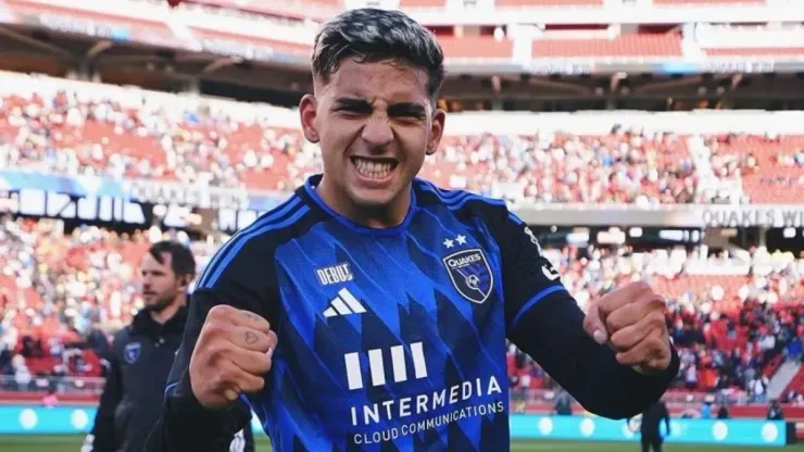 El ex River Hernán López Muñoz juega en San José Earthquakes de la MLS.
