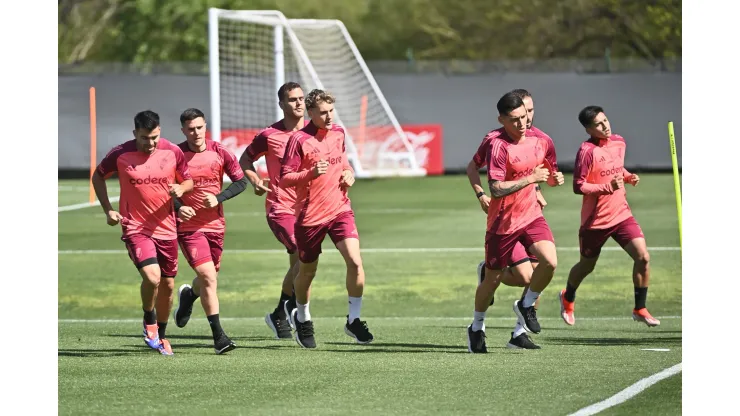 Gallardo pierde a un futbolista para recibir a Talleres (Foto Prensa River).
