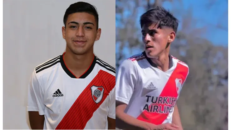 Los dos juveniles de River que podrían quedar libres.
