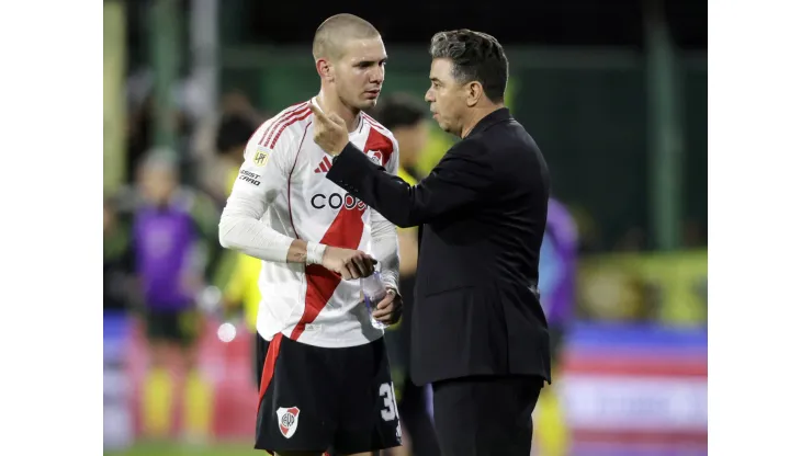 Marcelo Gallardo y Franco Mastantuono. Defensa y Justicia vs River Plate. Fecha 19 Torneo Liga Profesional. Futbol Argentina. Primera Division. 25/10/2024 *** Marcelo Gallardo and Franco Mastantuono Defensa y Justicia vs River Plate Date 19 Torneo Liga Profesional Futbol Argentina Primera Division 25 10 2024 Copyright: xxÃx
