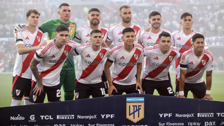 Los once titulares de River ante Rosario Central.
