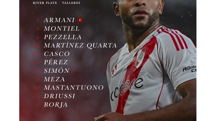 El 11 de River.