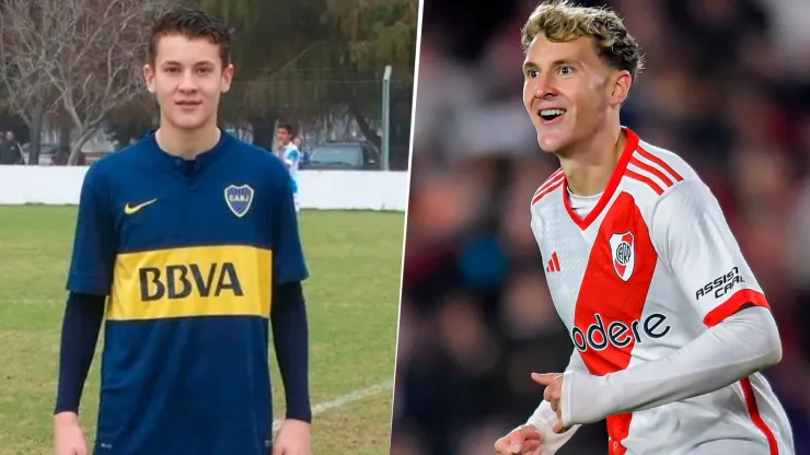 Facundo Colidio, surgido en Boca, ahora en River.
