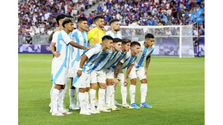 La formación titular de Argentina vs. Francia. Foto: Getty
